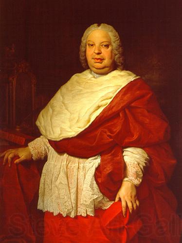 SUBLEYRAS, Pierre Portrait of cardinal Silvio Valenti Gonzaga Norge oil painting art